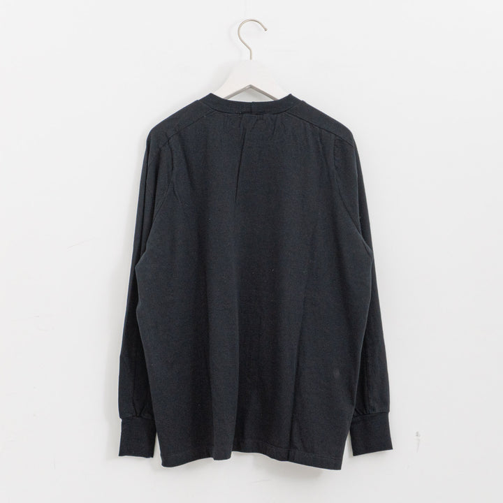 homspun /　30/1天竺 ロングスリーブ切り替えプルオーバー 長袖カットソー 261-6380　261-6380CH