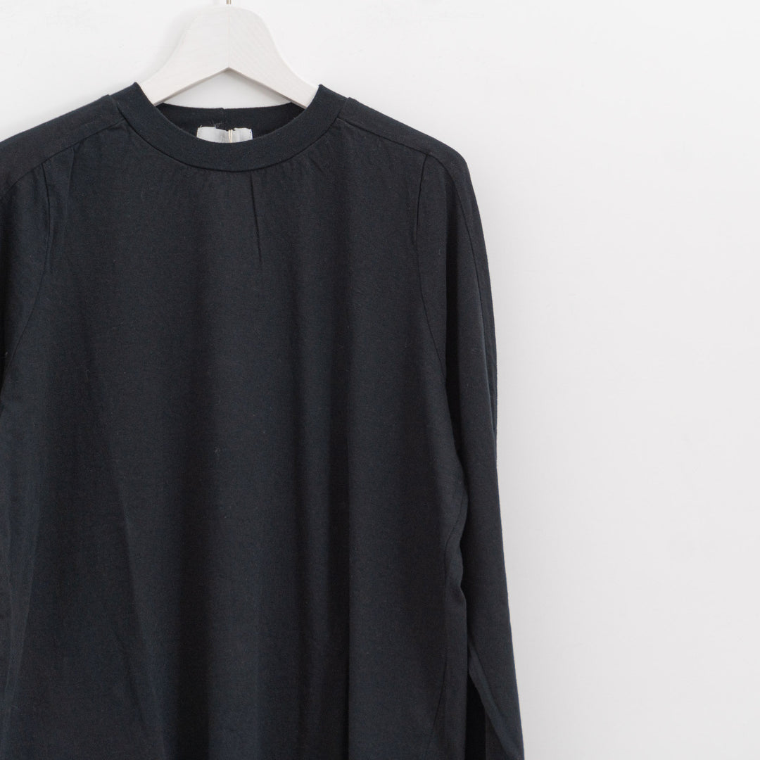 homspun /　30/1天竺 ロングスリーブ切り替えプルオーバー 長袖カットソー 261-6380　261-6380CH