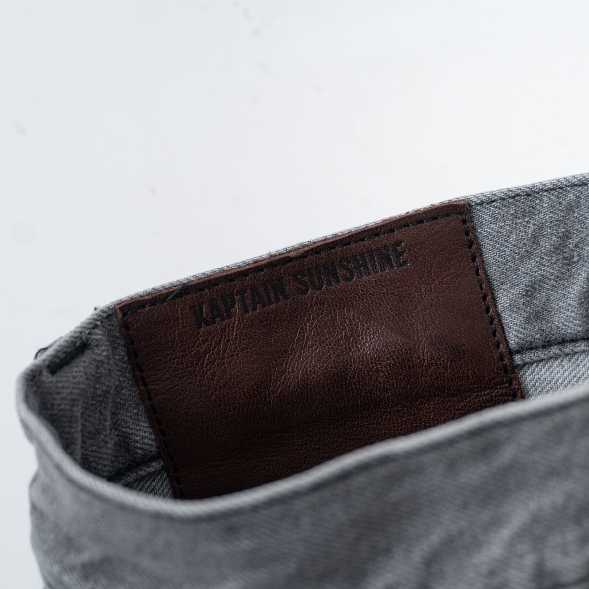 KAPTAIN SUNSHINE｜Skate Shoecut Denim Pants