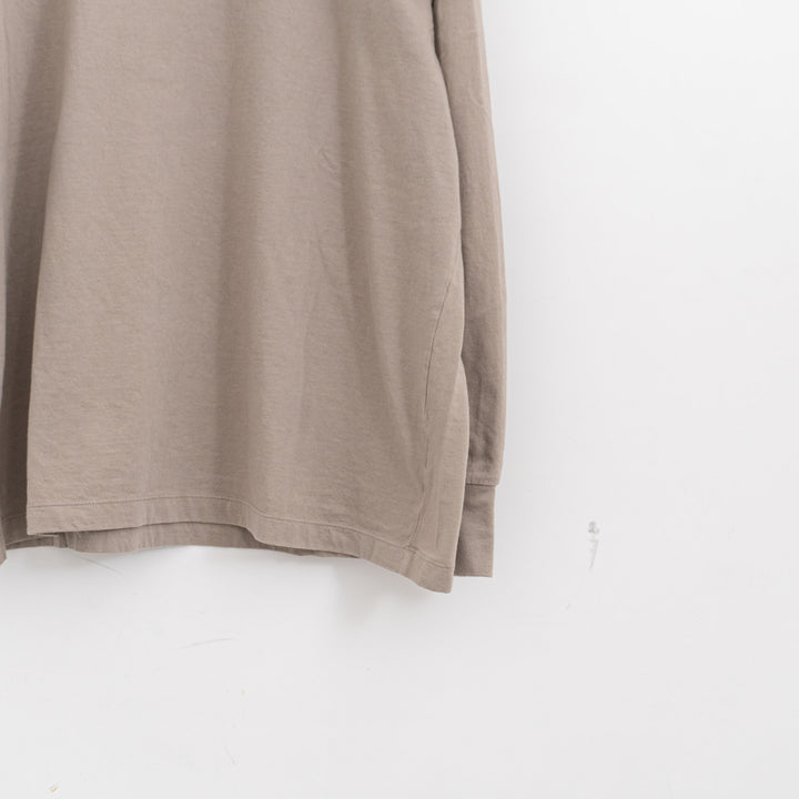 homspun /　30/1天竺 ロングスリーブ切り替えプルオーバー 長袖カットソー 261-6380　261-6380CH