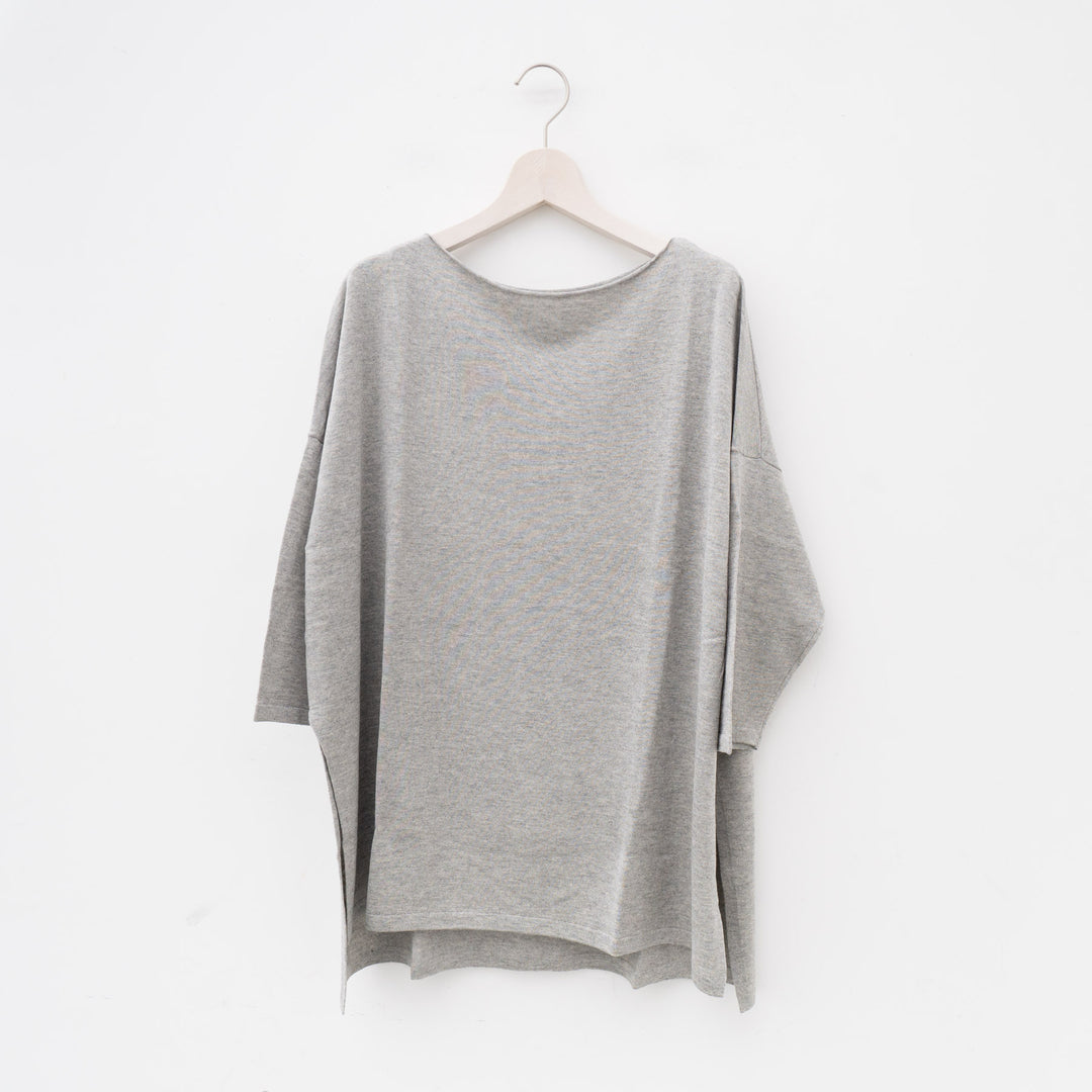 evam eva/　high gauge pullover-E233K046