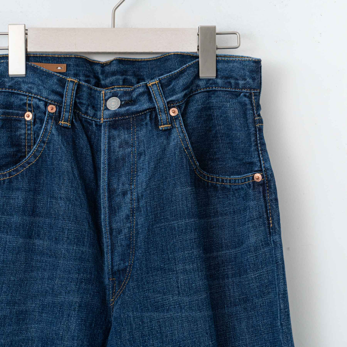 SCYE｜Selvedge Used Wash Wide Leg Jeans 5724-83520