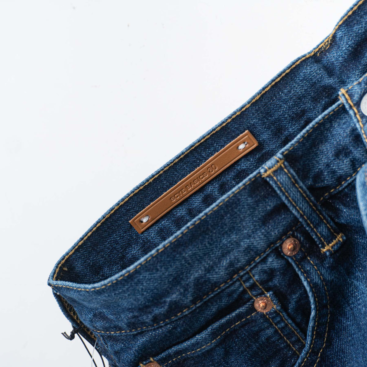 SCYE｜Selvedge Used Wash Wide Leg Jeans 5724-83520