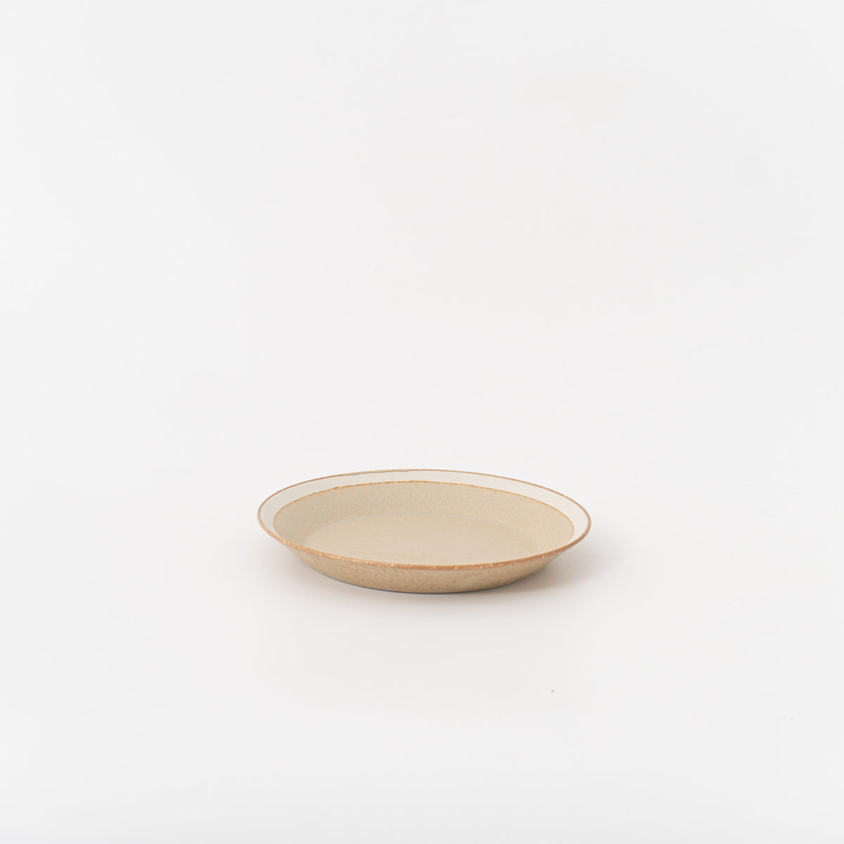 木村硝子店×イイホシユミコ｜dishes 180 plate（sand beige）