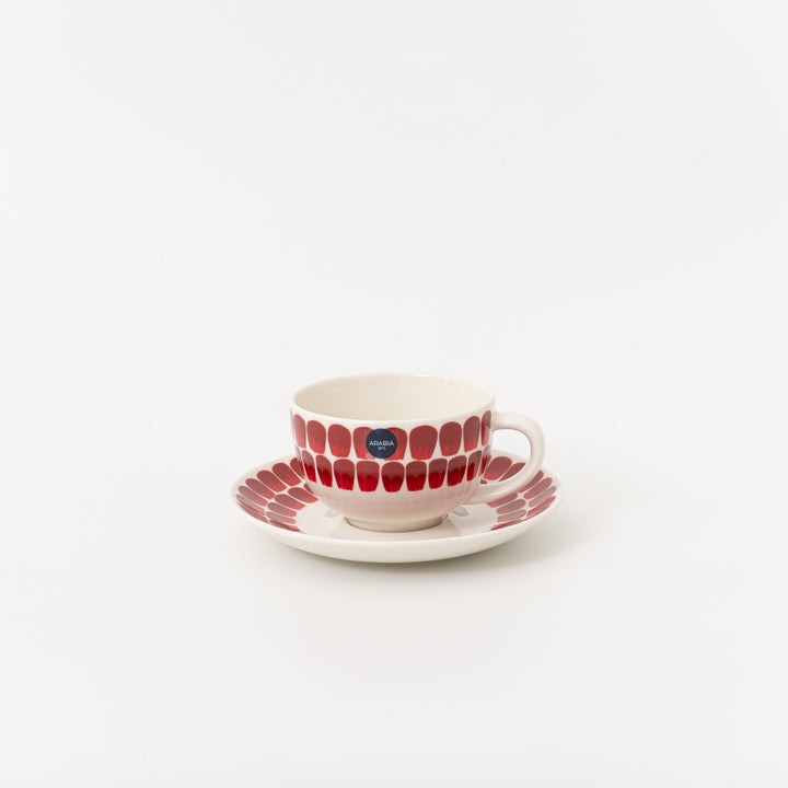 ARABIA/　24h TUOKIO（トゥオキオ）cup&saucer col.RED