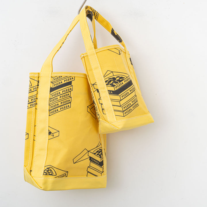 TEMBEA/　BAGUETTE TOTE PRINT col.PIZZA/YELLOW