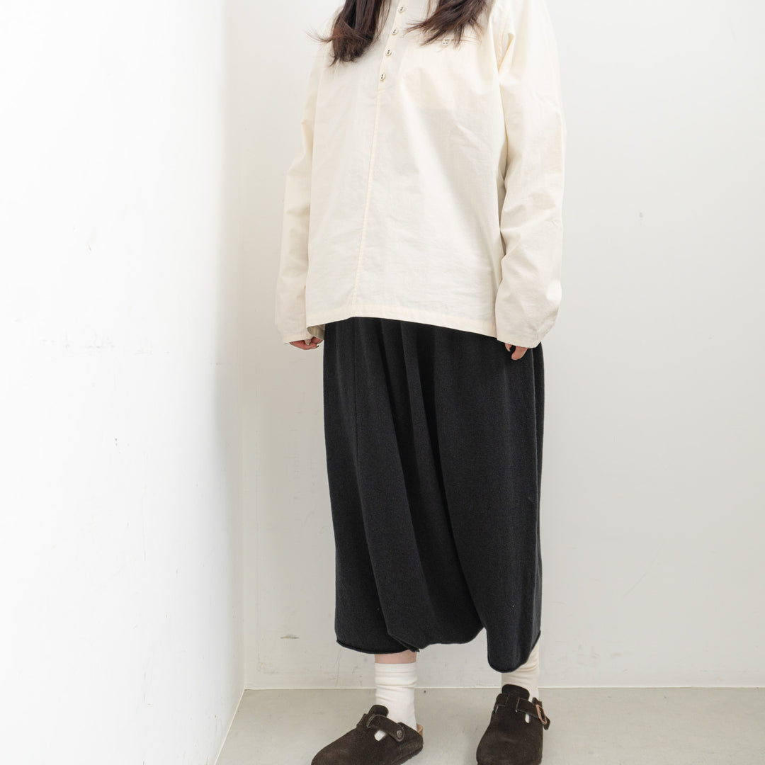 evam eva/　wool sarrouel pants E243K079