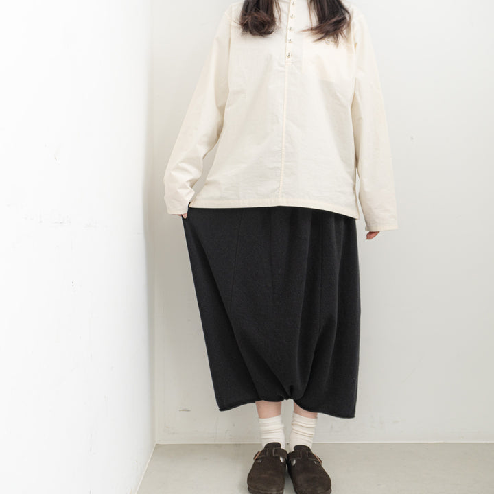 evam eva/　wool sarrouel pants E243K079