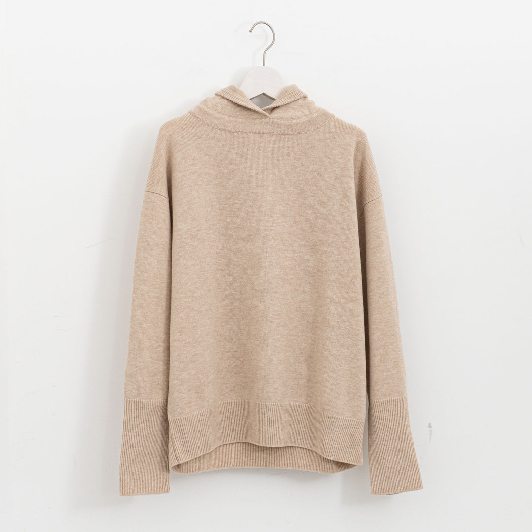 atelier naruse /WOMEN　wool knit hoodie nakt-44