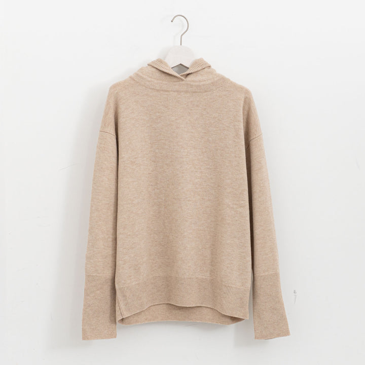 atelier naruse /WOMEN　wool knit hoodie nakt-44