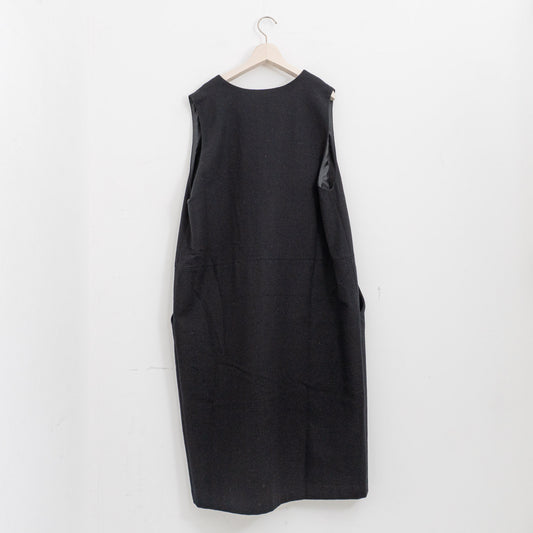 atelier naruse｜WOMEN　cotton wool herringbone jumper skirt na-f03098