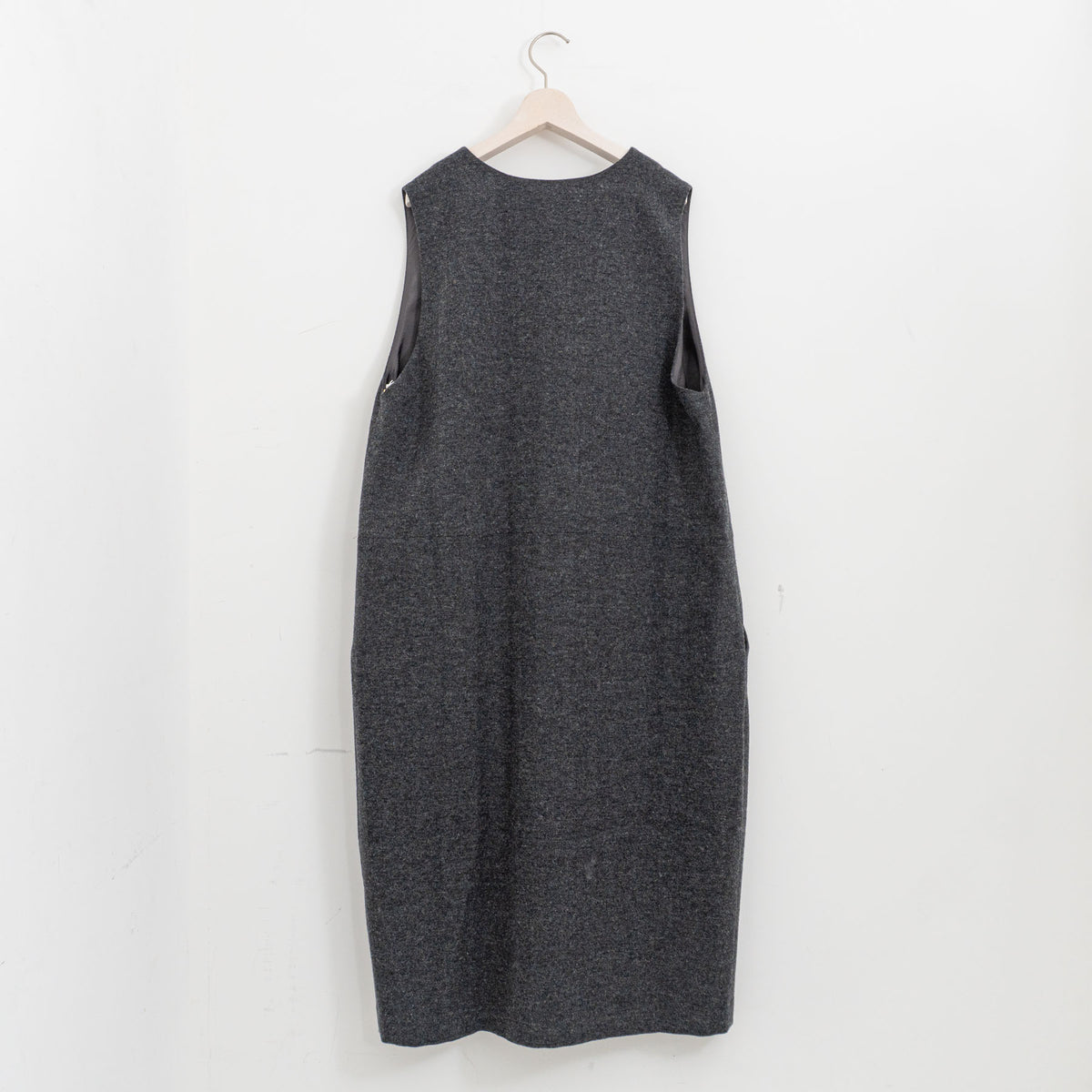 atelier naruse｜WOMEN　cotton wool herringbone jumper skirt na-f03098