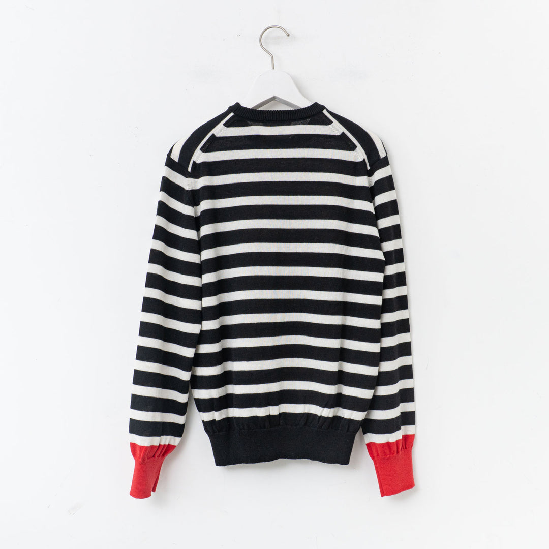 atelier naruse /WOMEN　cotton wool border knit nakt-39