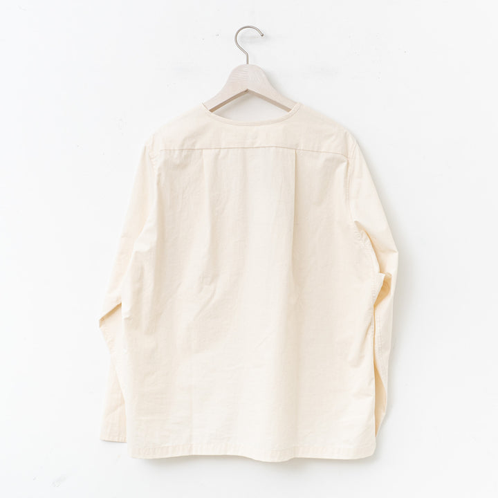 atelier naruse /WOMEN　cotton henry neck shirt na-t02065