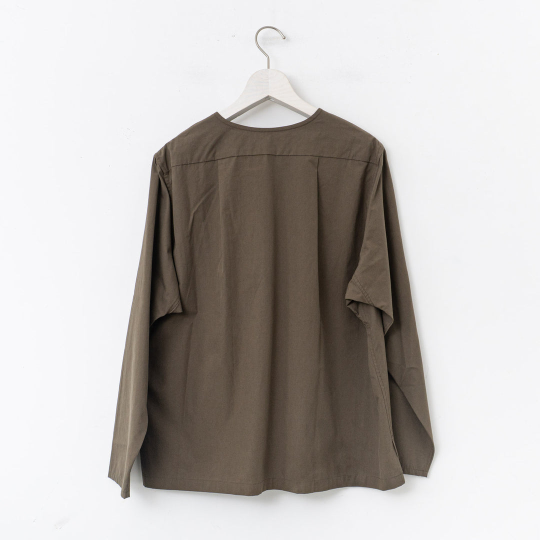 atelier naruse /WOMEN　cotton henry neck shirt na-t02065