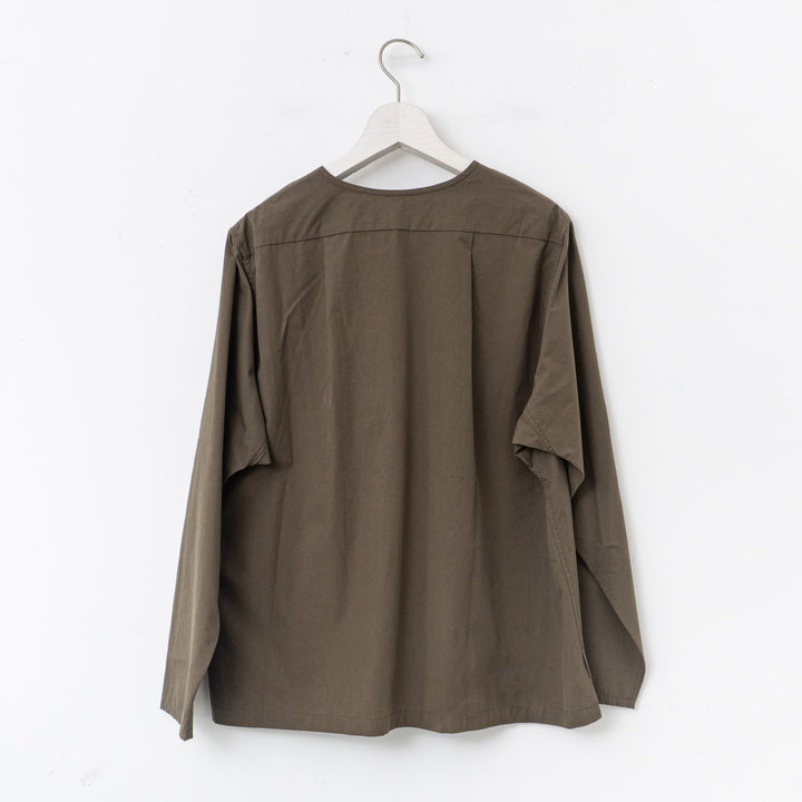 atelier naruse /WOMEN　cotton henry neck shirt na-t02065