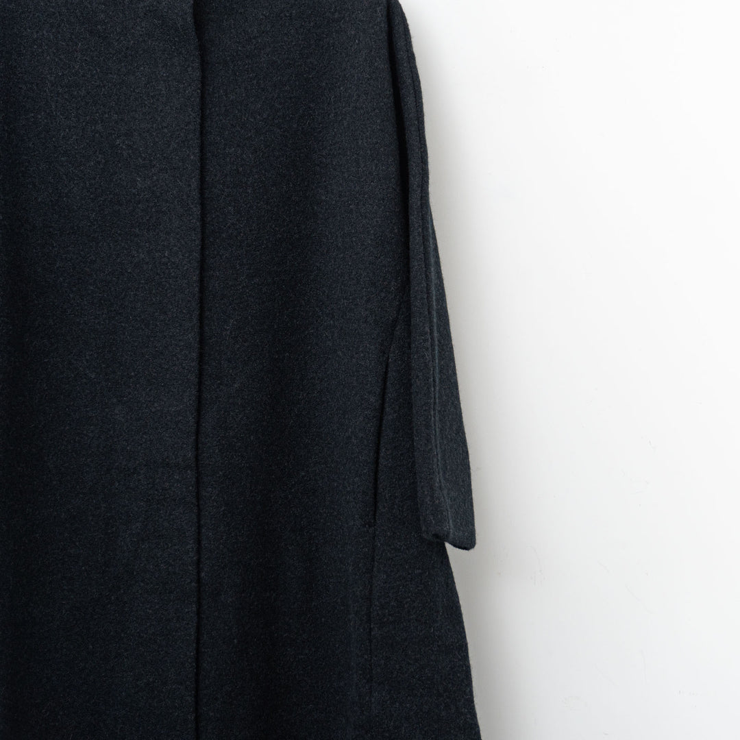 evam eva/　press wool long coat E243K093