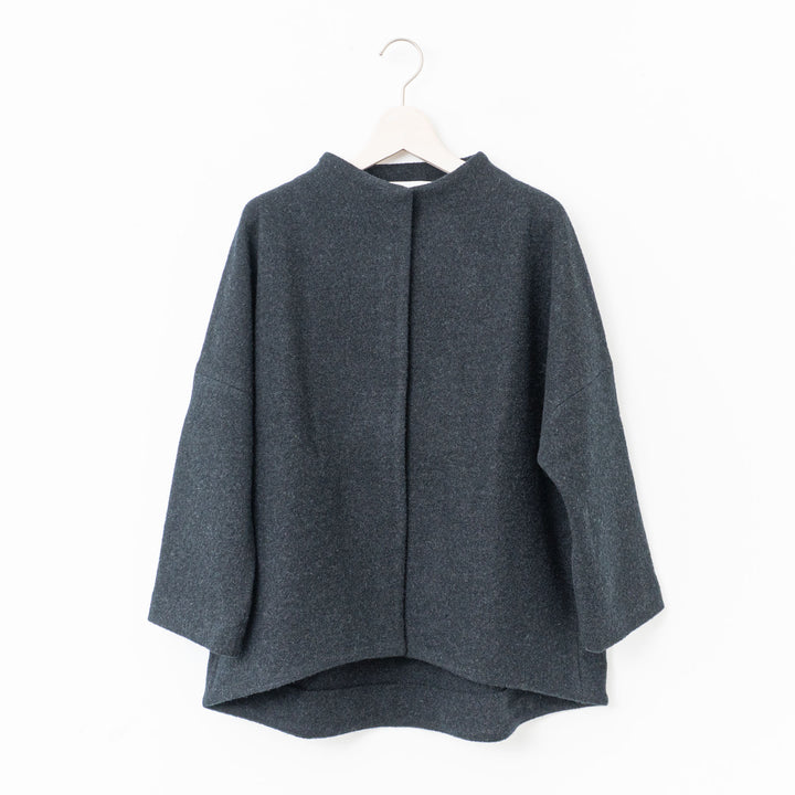 evam eva/　press wool short coat E243K092