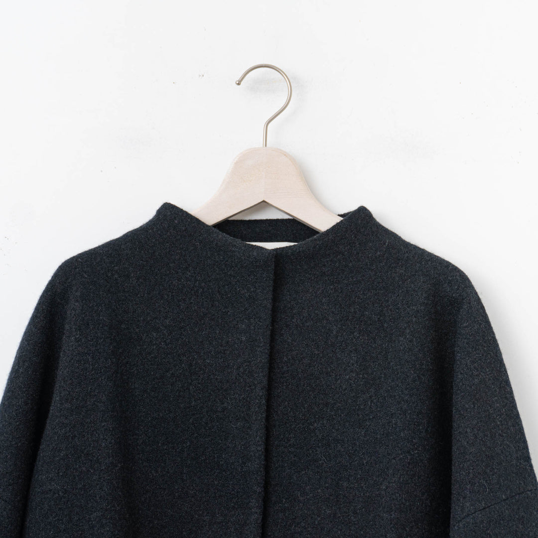 evam eva/　press wool short coat E243K092