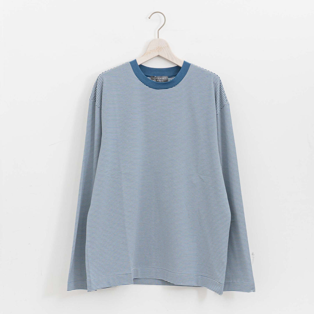 MARGARET HOWELL /MEN　COTTON STRIPE JERSEY TOP　579-6166202