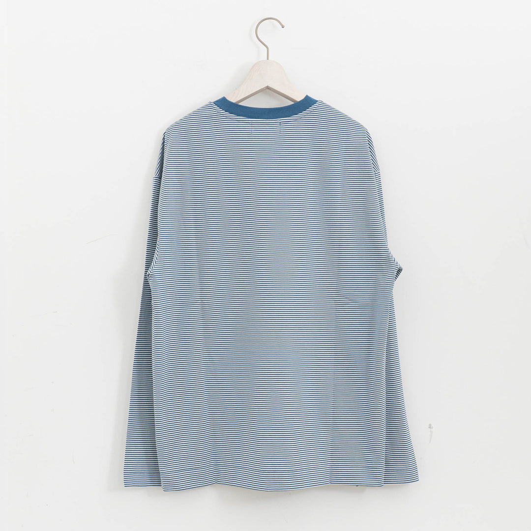 MARGARET HOWELL /MEN　COTTON STRIPE JERSEY TOP　579-6166202