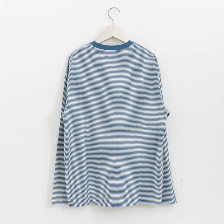 MARGARET HOWELL /MEN　COTTON STRIPE JERSEY TOP　579-6166202