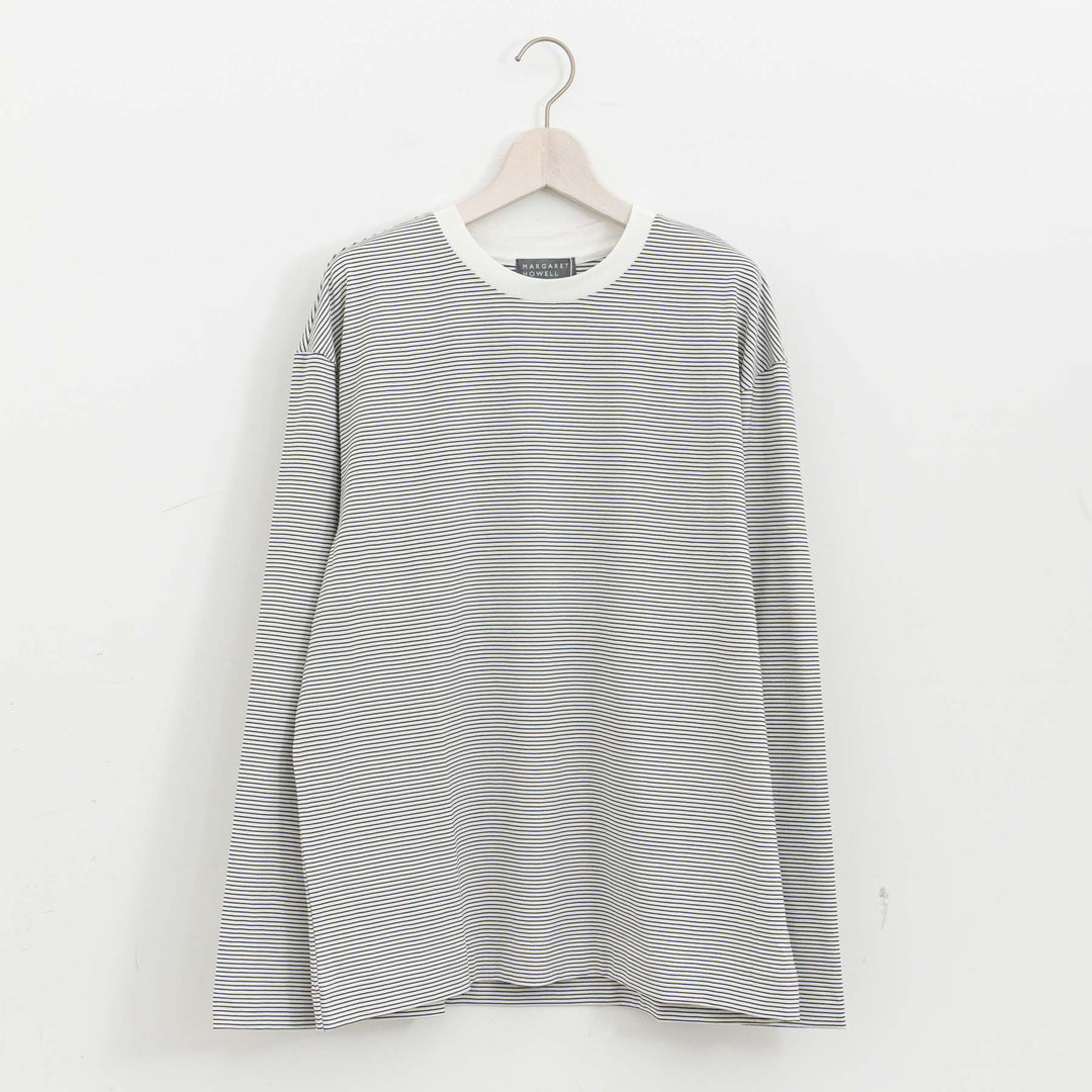 MARGARET HOWELL /MEN　COTTON STRIPE JERSEY TOP　579-6166202