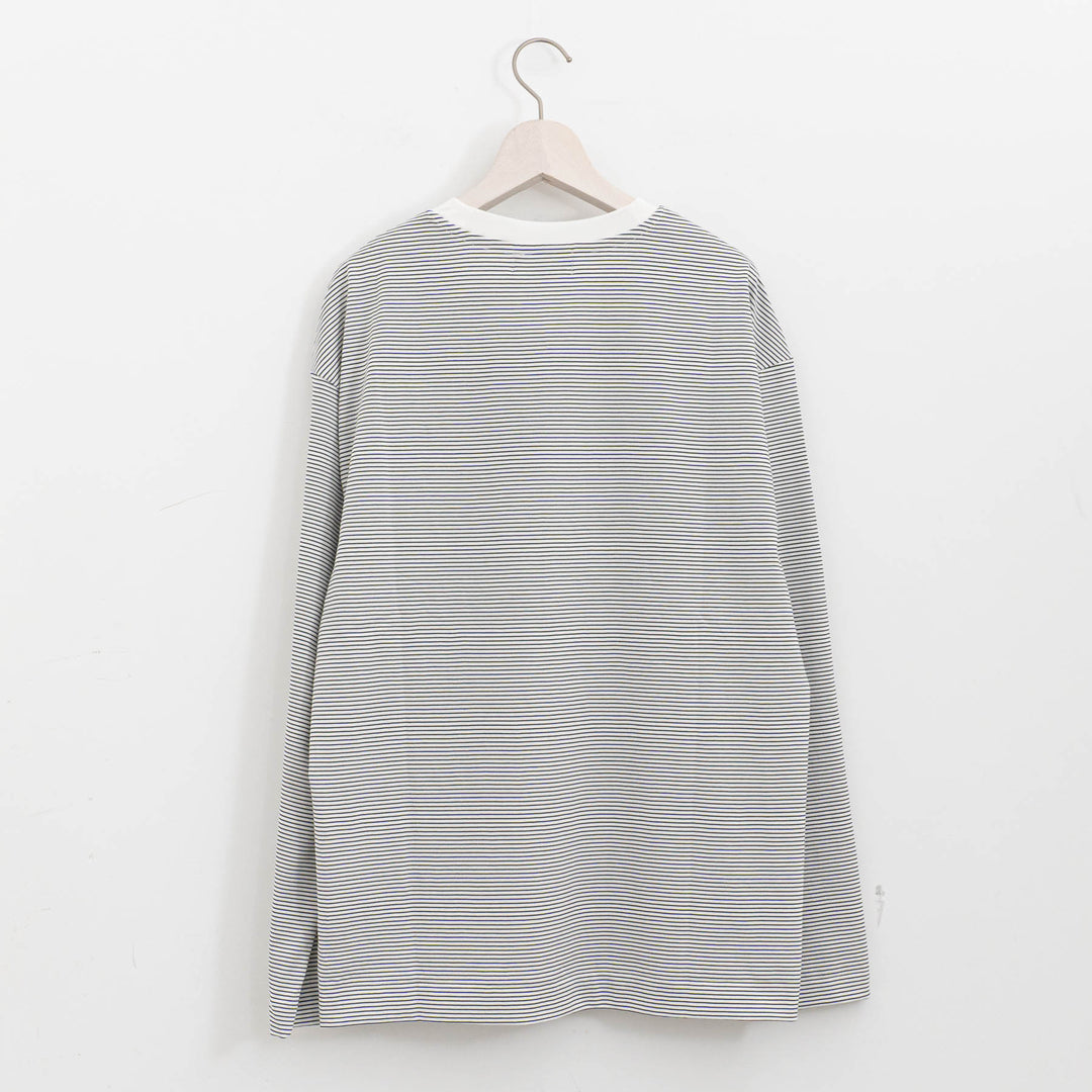 MARGARET HOWELL /MEN　COTTON STRIPE JERSEY TOP　579-6166202