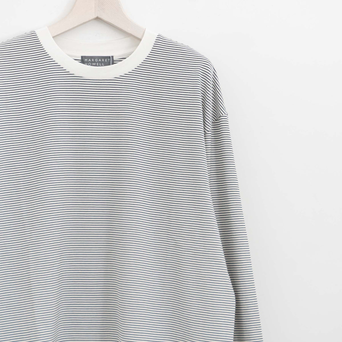 MARGARET HOWELL｜MEN　COTTON STRIPE JERSEY TOP　579-6166202