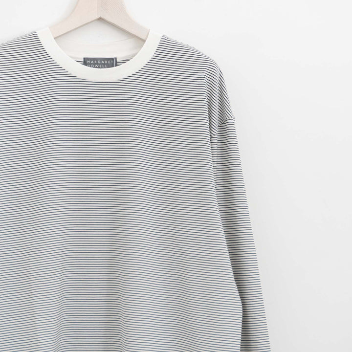 MARGARET HOWELL /MEN　COTTON STRIPE JERSEY TOP　579-6166202