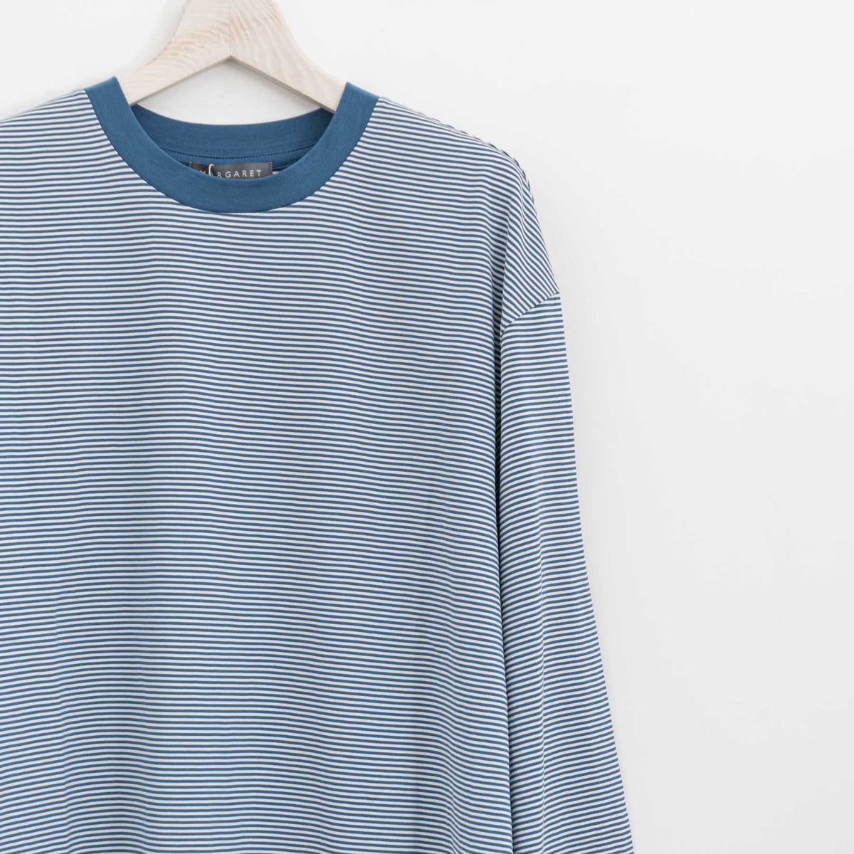 MARGARET HOWELL｜MEN　COTTON STRIPE JERSEY TOP　579-6166202