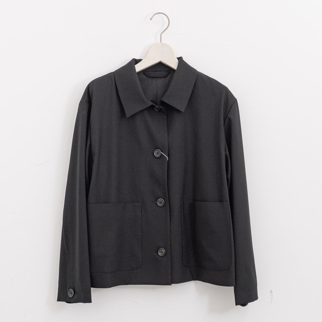 MARGARET HOWELL /WOMEN　FINE WOOL POPLIN JACKET 578-6120202