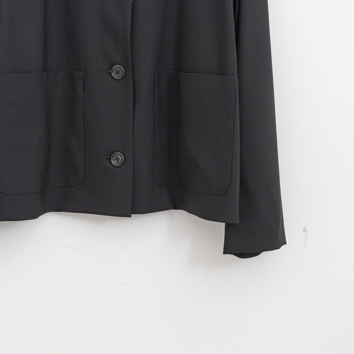 MARGARET HOWELL /WOMEN　FINE WOOL POPLIN JACKET 578-6120202