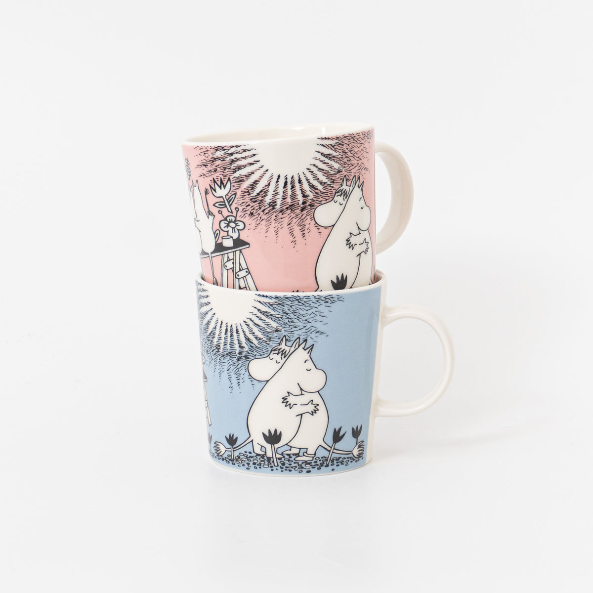 MOOMIN ARABIA｜Moomin mug 0.3L 　ムーミン クラシック マグ Love ピンク
