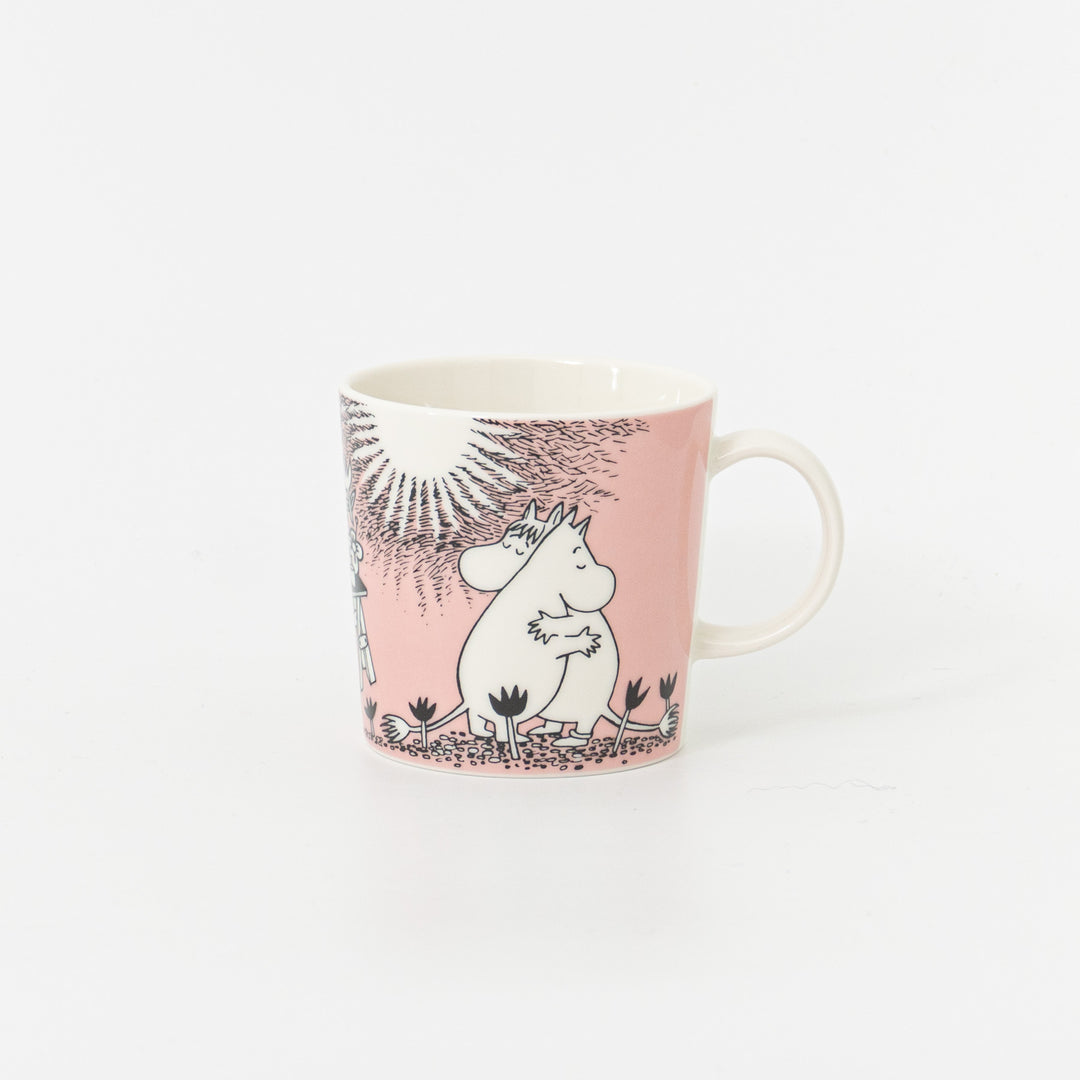 MOOMIN ARABIA/　Moomin mug 0.3L 　ムーミン クラシック マグ Love ピンク