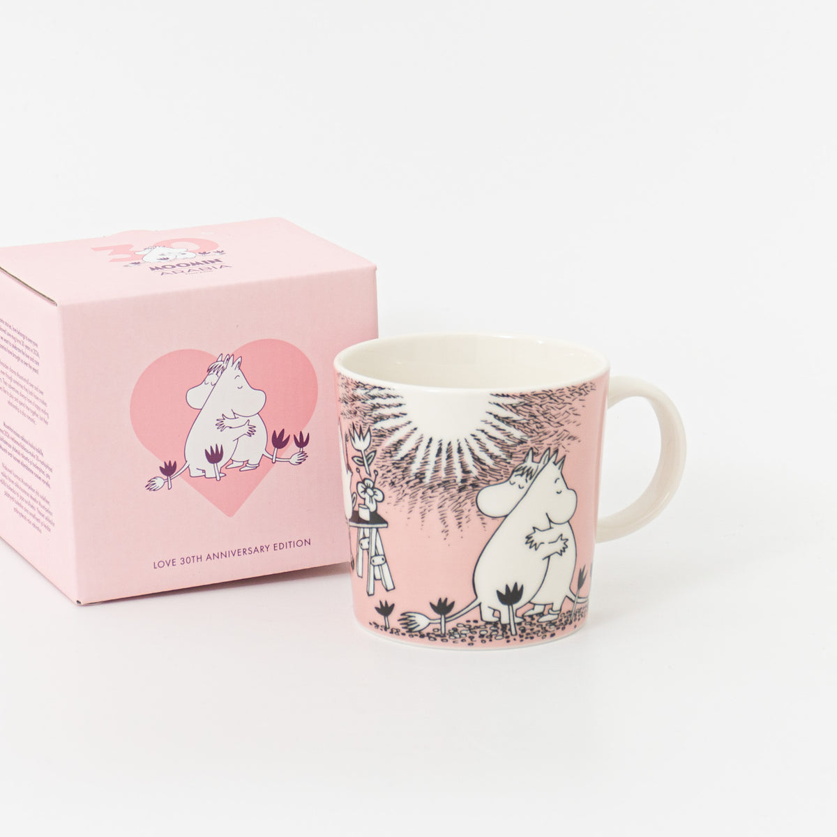 MOOMIN ARABIA｜Moomin mug 0.3L 　ムーミン クラシック マグ Love ピンク