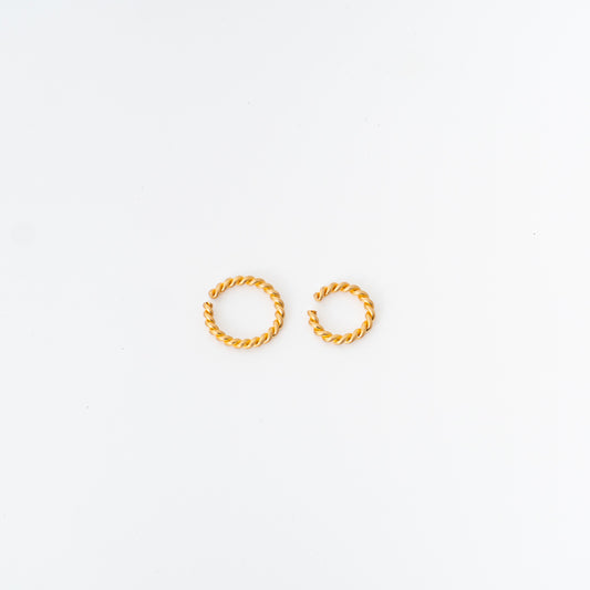 _Fot｜twist form cuff  circle col.gold