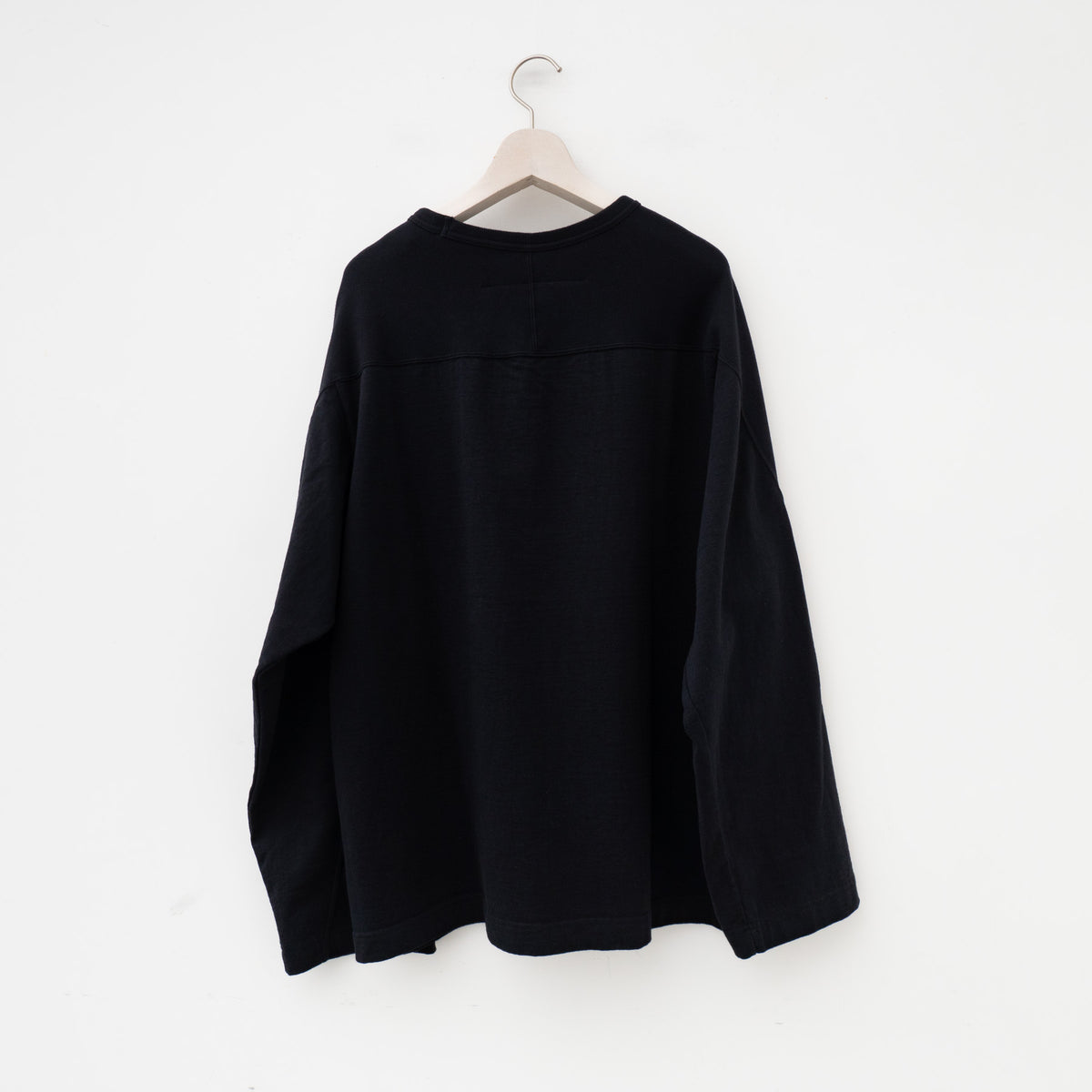 nonnotte｜MEN　football long sleeve-open end loopwheel jersey