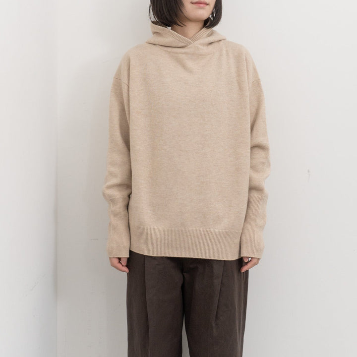 atelier naruse /WOMEN　wool knit hoodie nakt-44