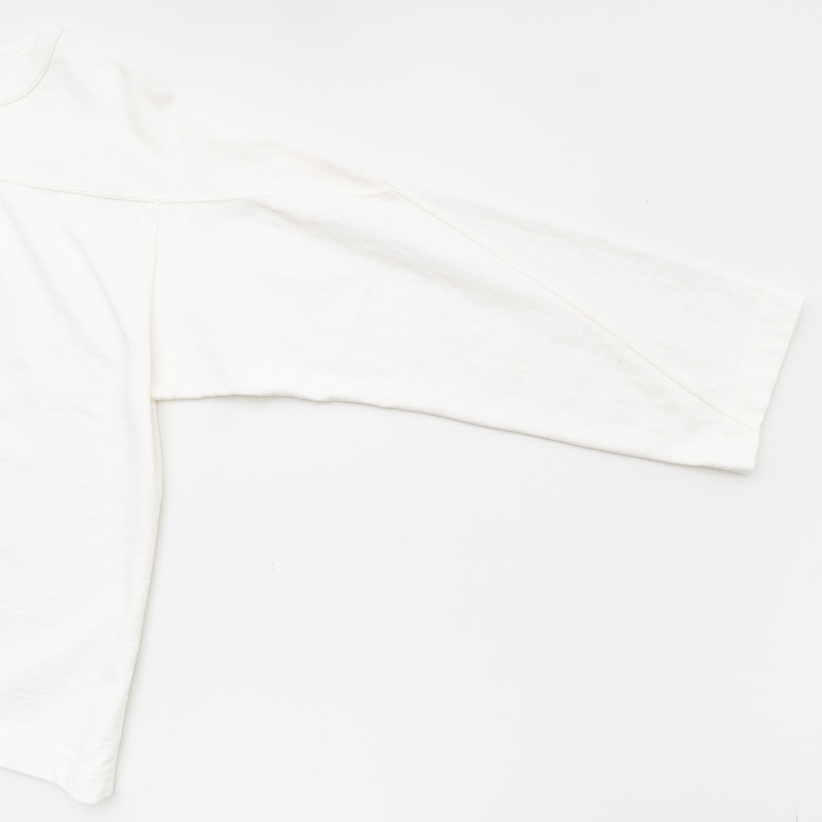 nonnotte｜MEN　football long sleeve-open end loopwheel jersey
