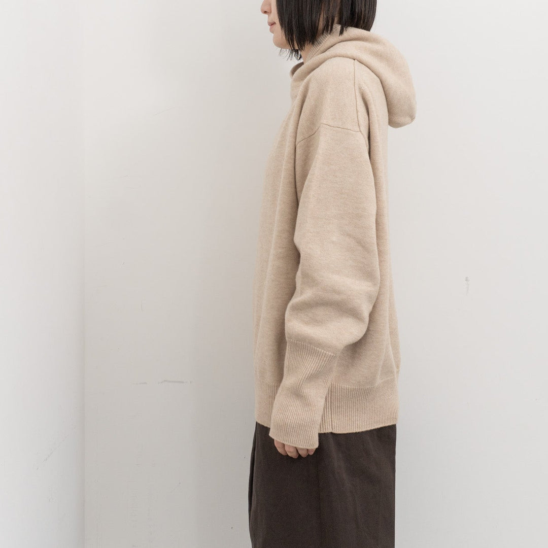 atelier naruse /WOMEN　wool knit hoodie nakt-44