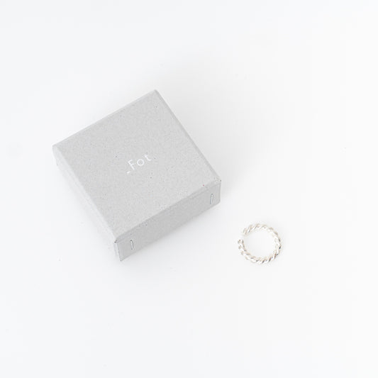 _Fot｜twist form cuff circle col.silver（SILVER）