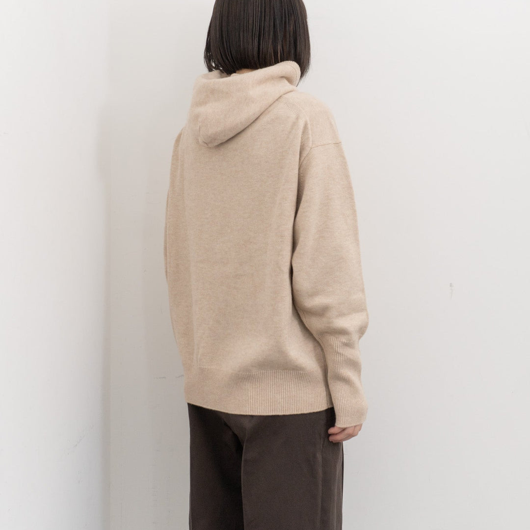 atelier naruse /WOMEN　wool knit hoodie nakt-44