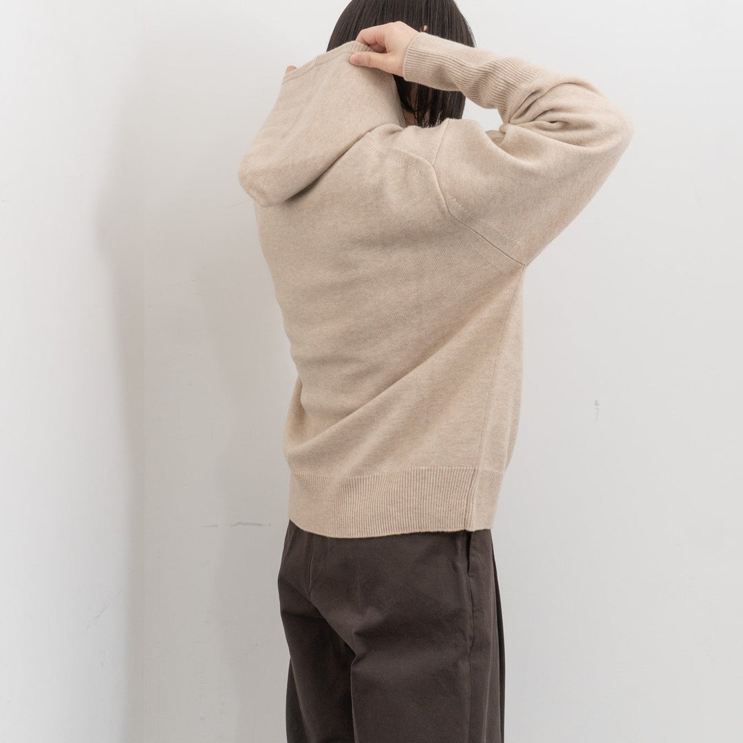 atelier naruse /WOMEN　wool knit hoodie nakt-44