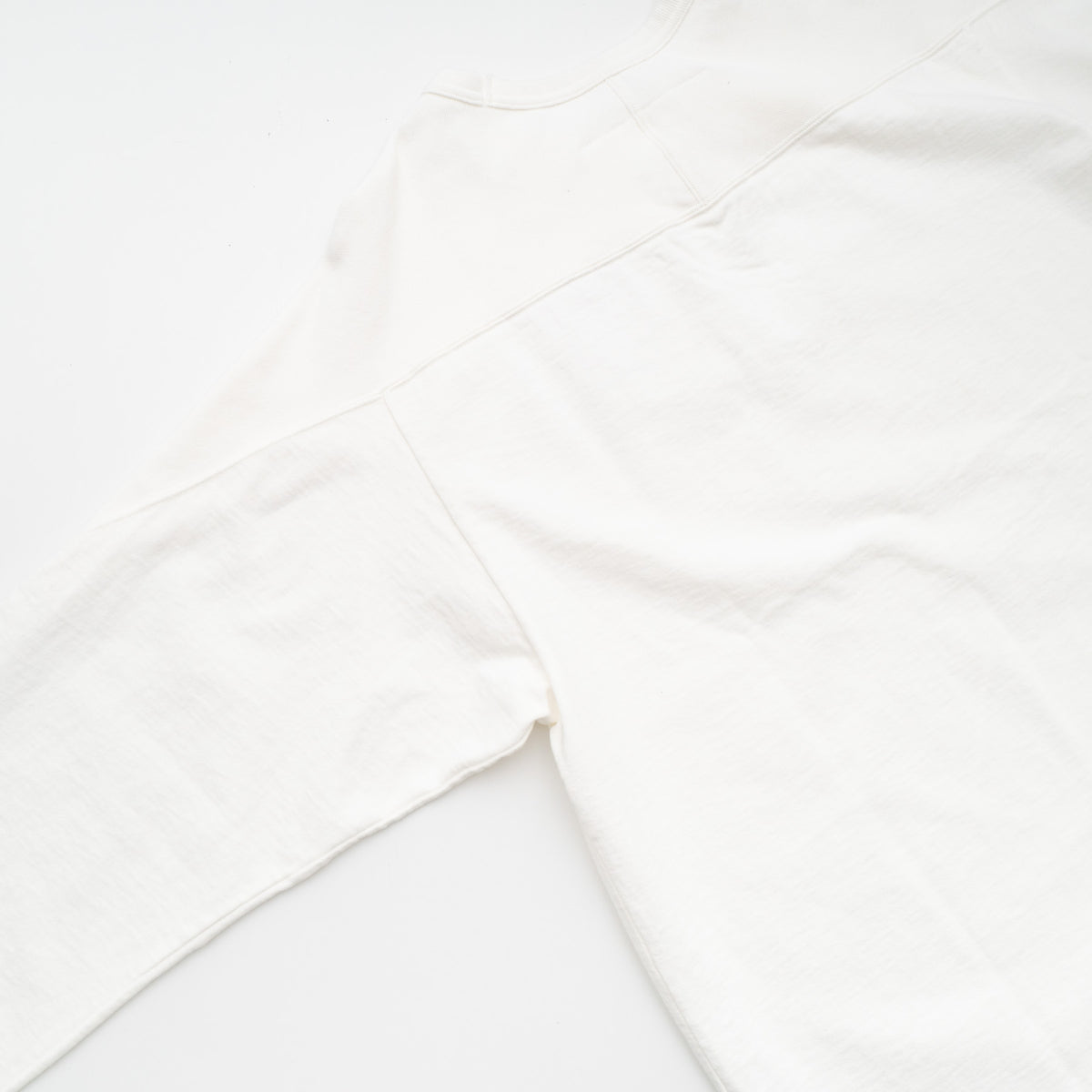 nonnotte｜MEN　football long sleeve-open end loopwheel jersey