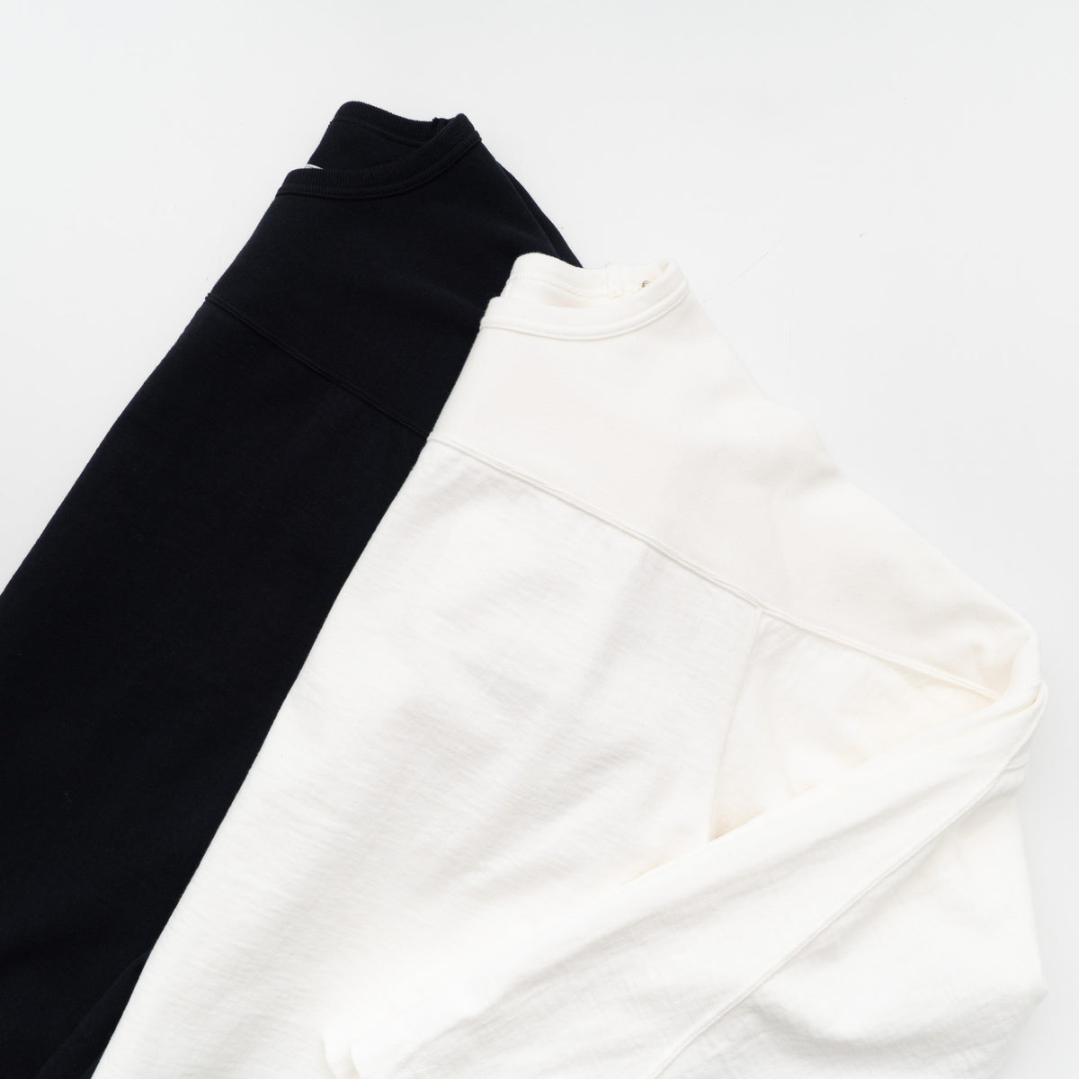 nonnotte｜MEN　football long sleeve-open end loopwheel jersey
