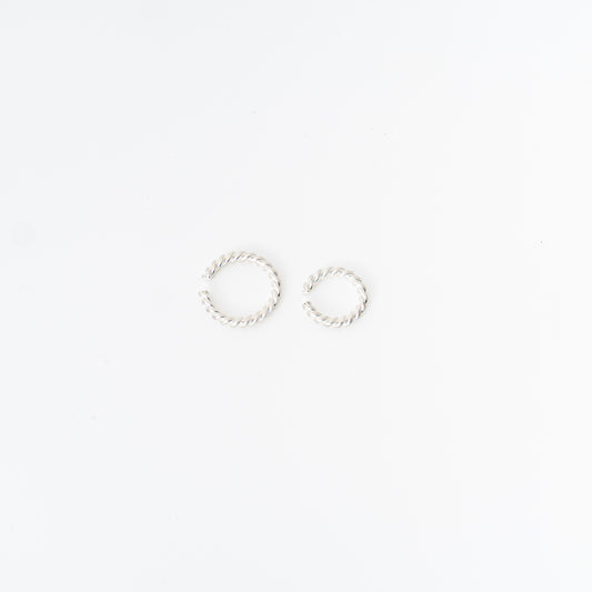 _Fot｜twist form cuff circle col.silver