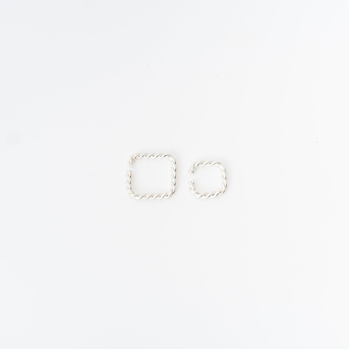 _Fot｜twist form cuff square col.silver