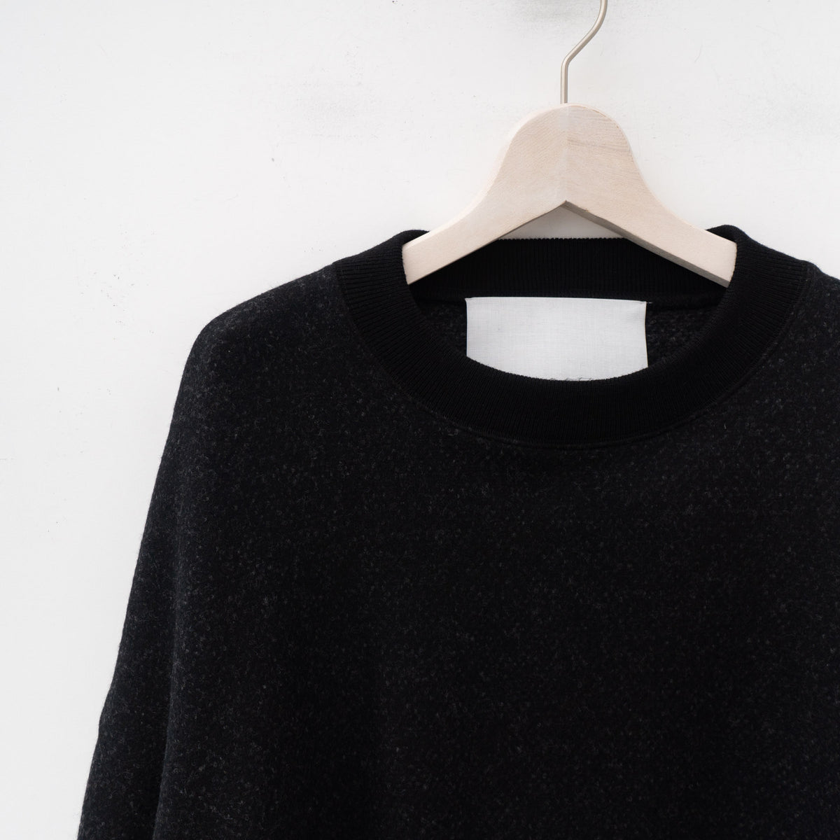 nonnotte｜MEN　box pullover-super120's heavyinlay melton