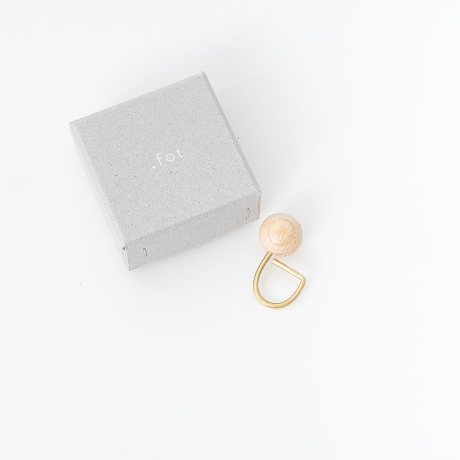 _Fot｜ball ring (wood)（WOOD）